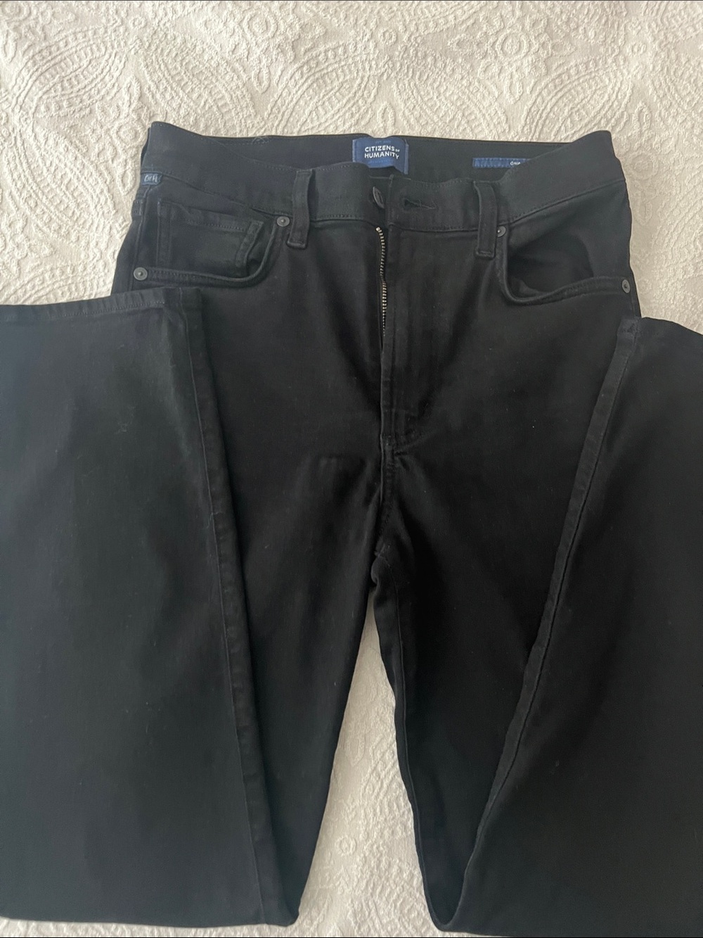 Citizens of Humanity Caia Black Slim Straight Women’s Jeans | Size 26